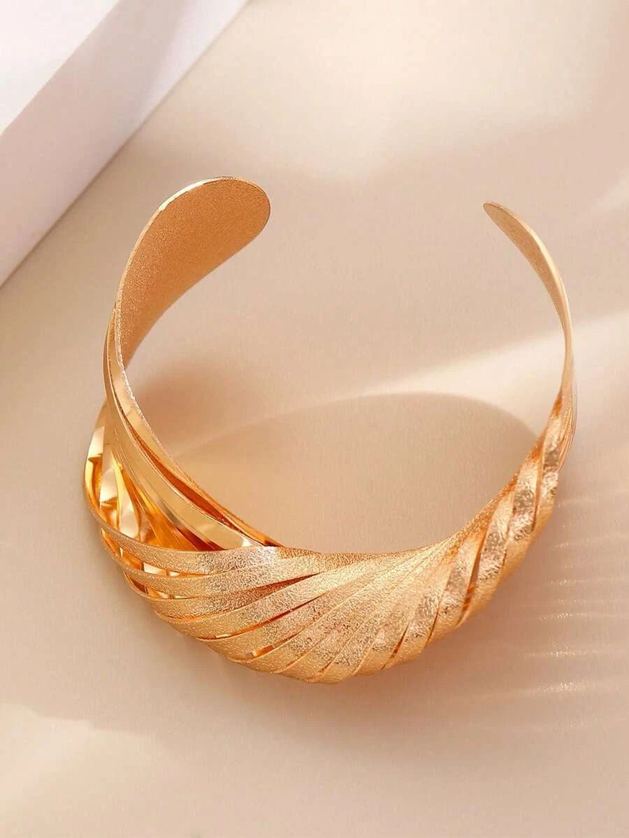 Minimalist Bohemian Wide Bracelet