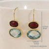 Retro Minimalist Geometric Drop Earrings