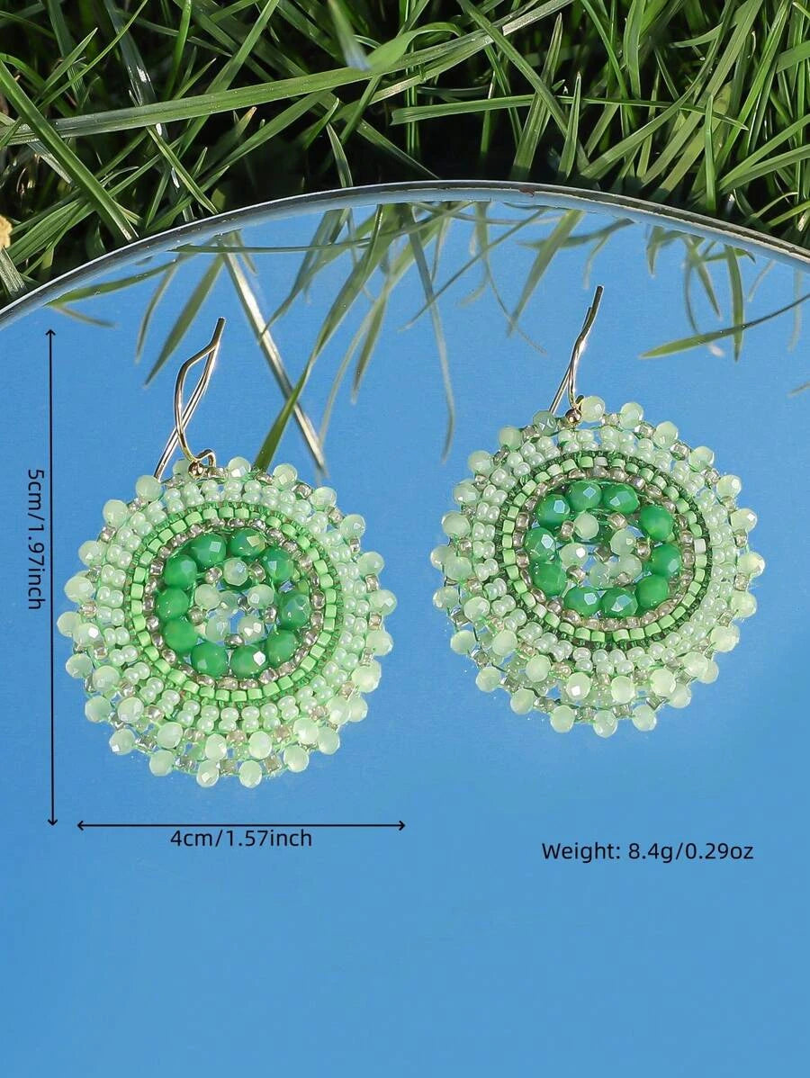 Bohemian Handmade Crystal Earrings