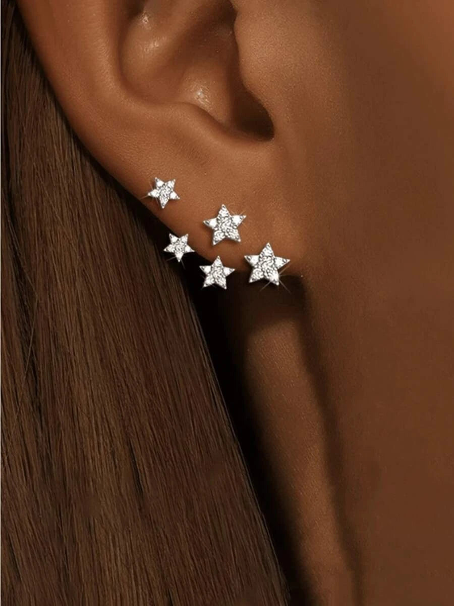 Vintage Resin U-Shaped Earrings