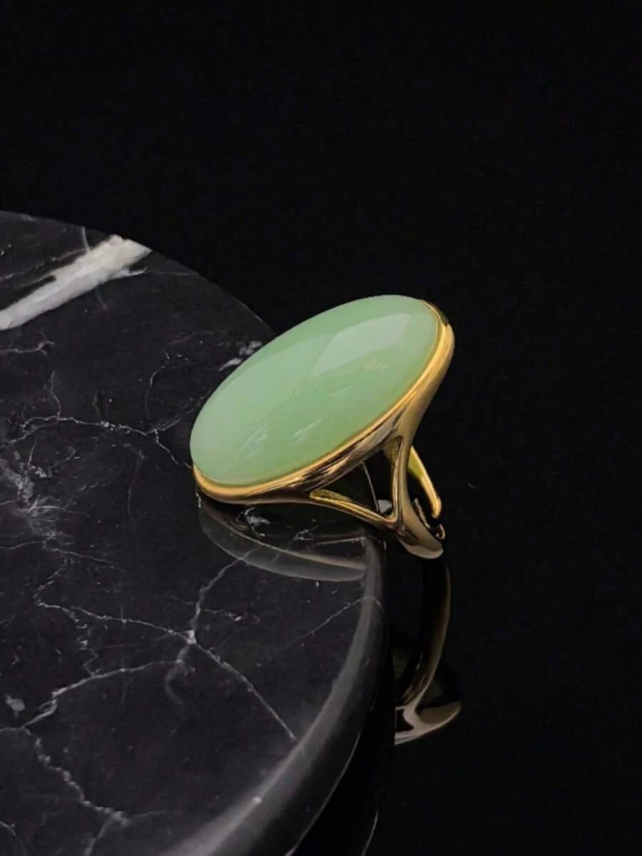 Gold Plated Stainless Steel Adjustable Ring