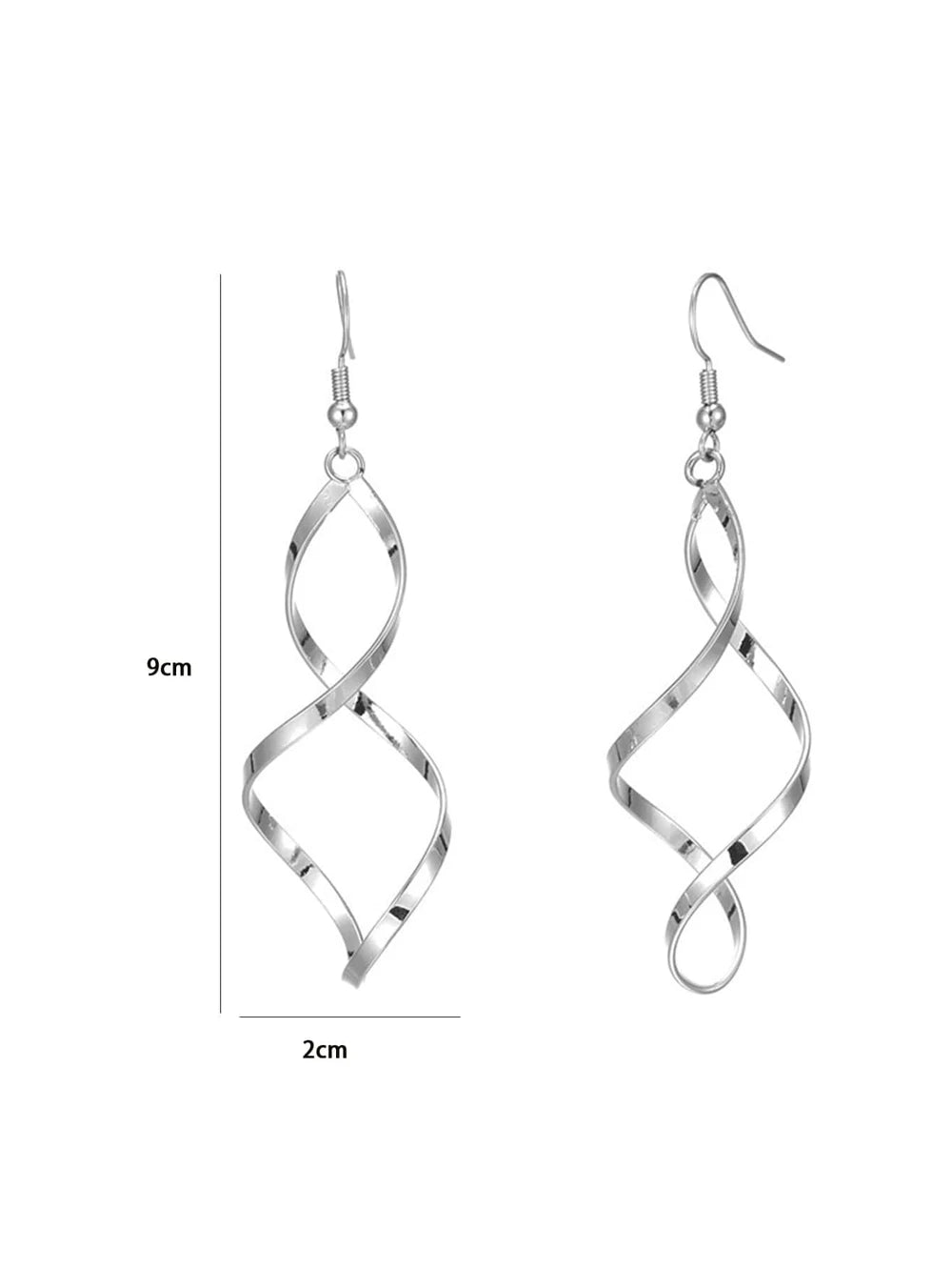 Vintage Twisted Textured Hoop Earrings