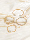 Rhinestone Snake Bracelet Set