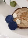 Textured Cloud Statement Earrings