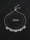 Gold Cubic Zirconia Chain Bracelet