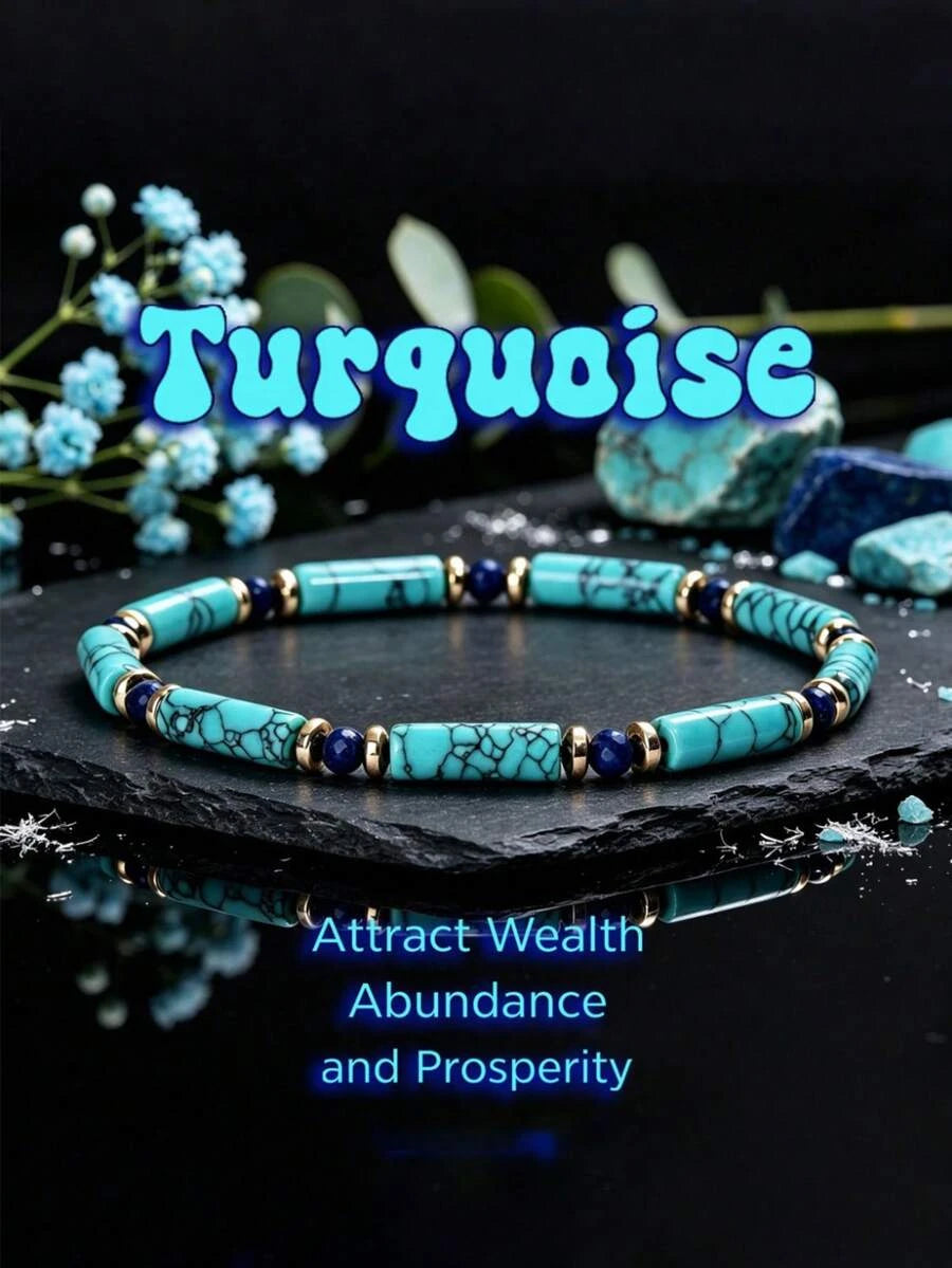Turquoise Stone Jewelry Set
