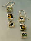 Vintage Artistic Style Multi-Layer Sunflower Earrings