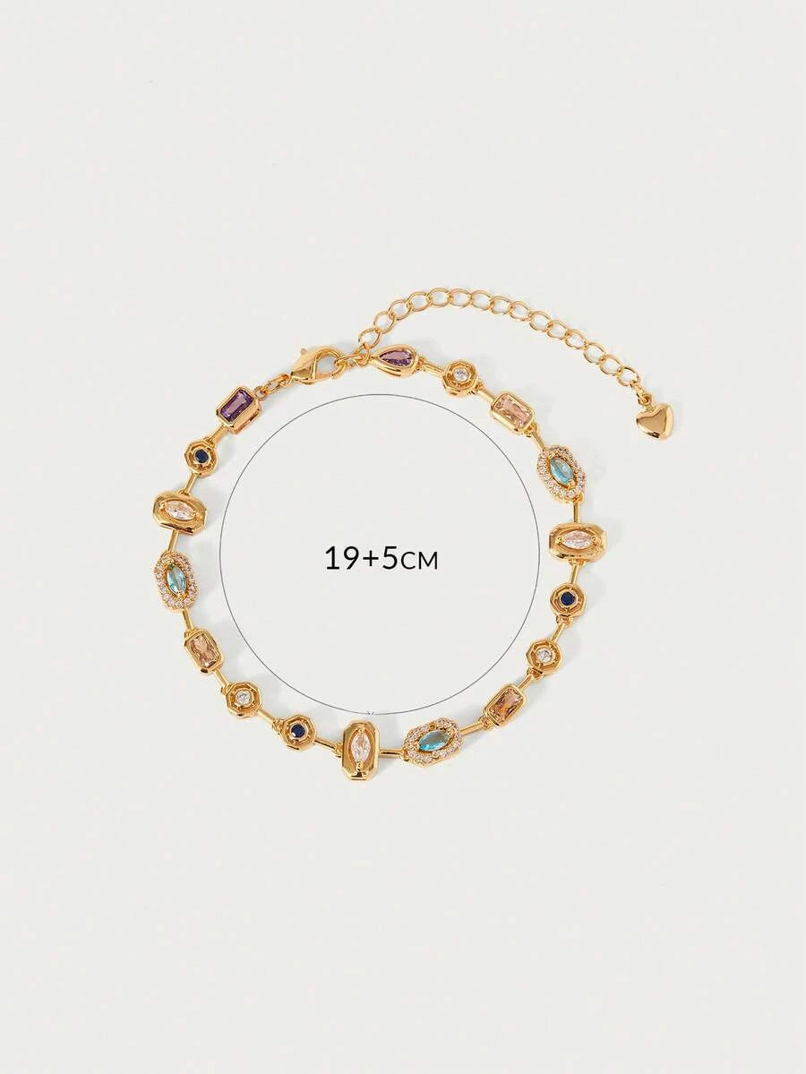 Glisma Gold Plated Chain Bracelet