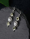 Vintage Asymmetric Geometric Drop Earrings