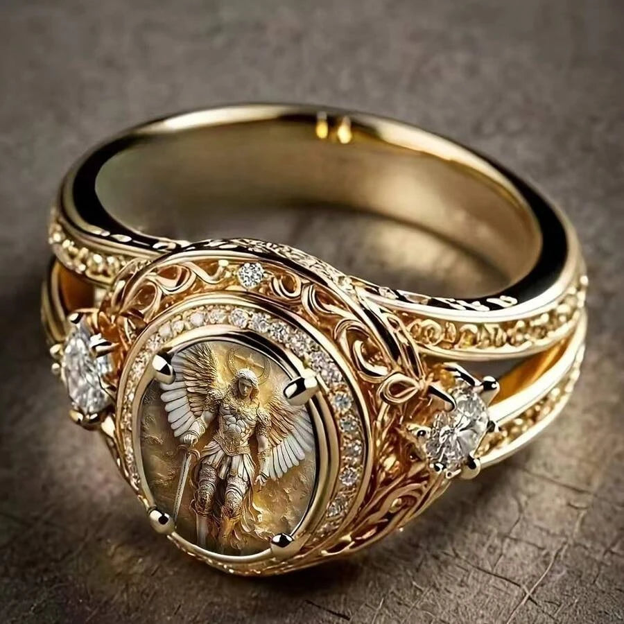 Plated Copper Zirconia Ring