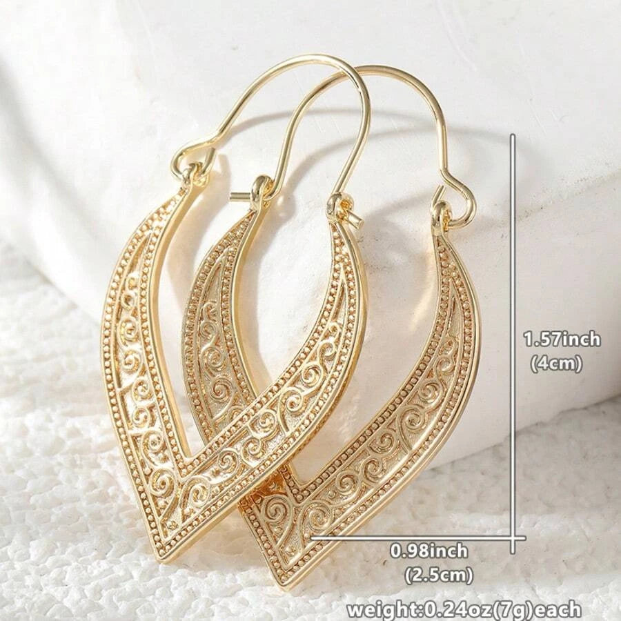 Classic Copper Hoop Earrings